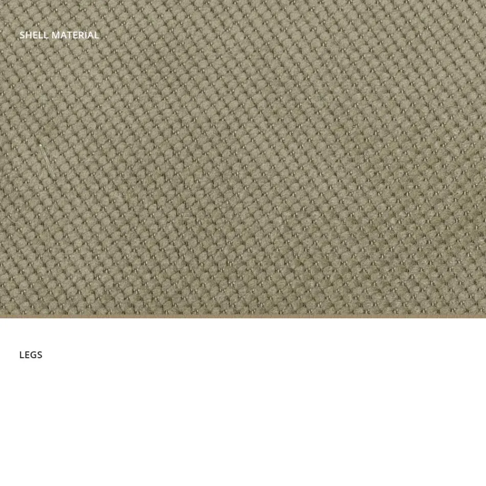 Moderní židle do obývacího pokoje z látky a kovu vyrobené v Itálii, Egypt Viadurini