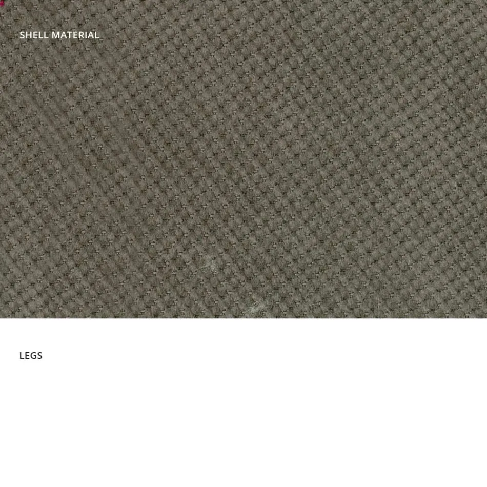 Moderní židle do obývacího pokoje z látky a kovu vyrobené v Itálii, Egypt Viadurini