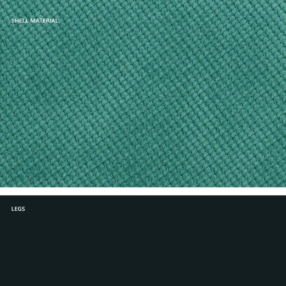 Moderní židle do obývacího pokoje z látky a kovu vyrobené v Itálii, Egypt Viadurini