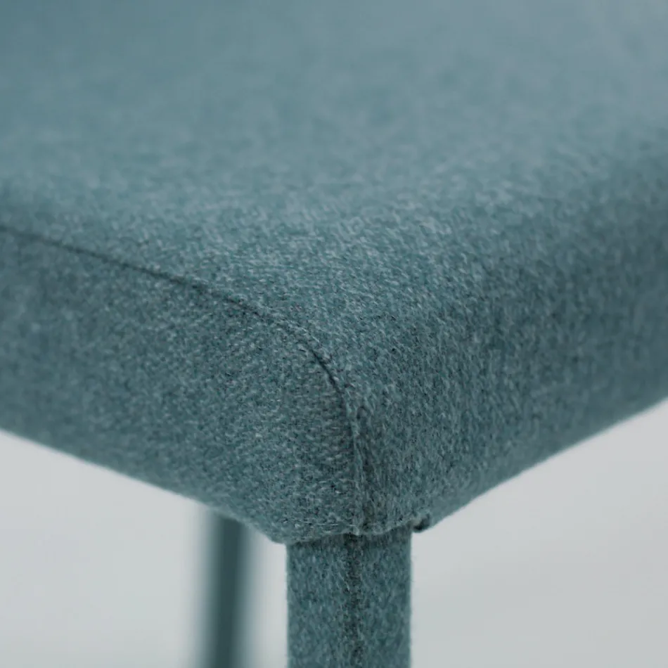 Židle do obývacího pokoje potažená látkou Made in Italy - Roslin Viadurini