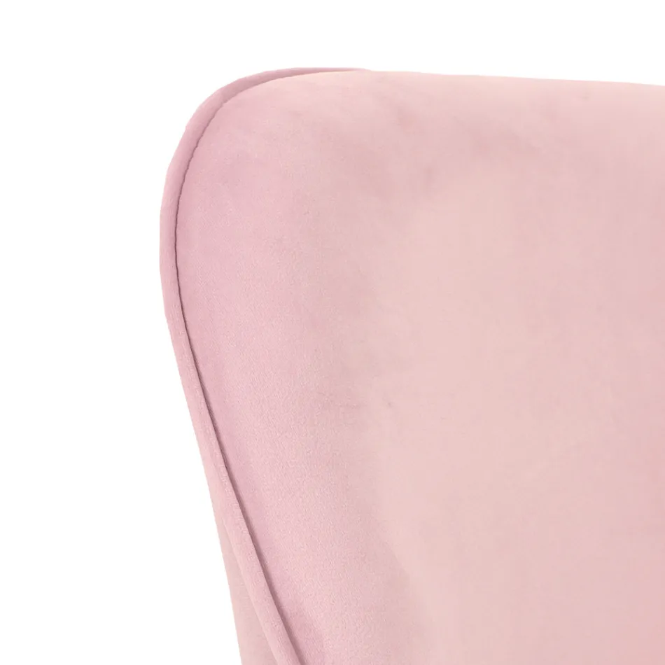 Kovová základna kancelářské židle a látkový sedák - Anguilla Viadurini