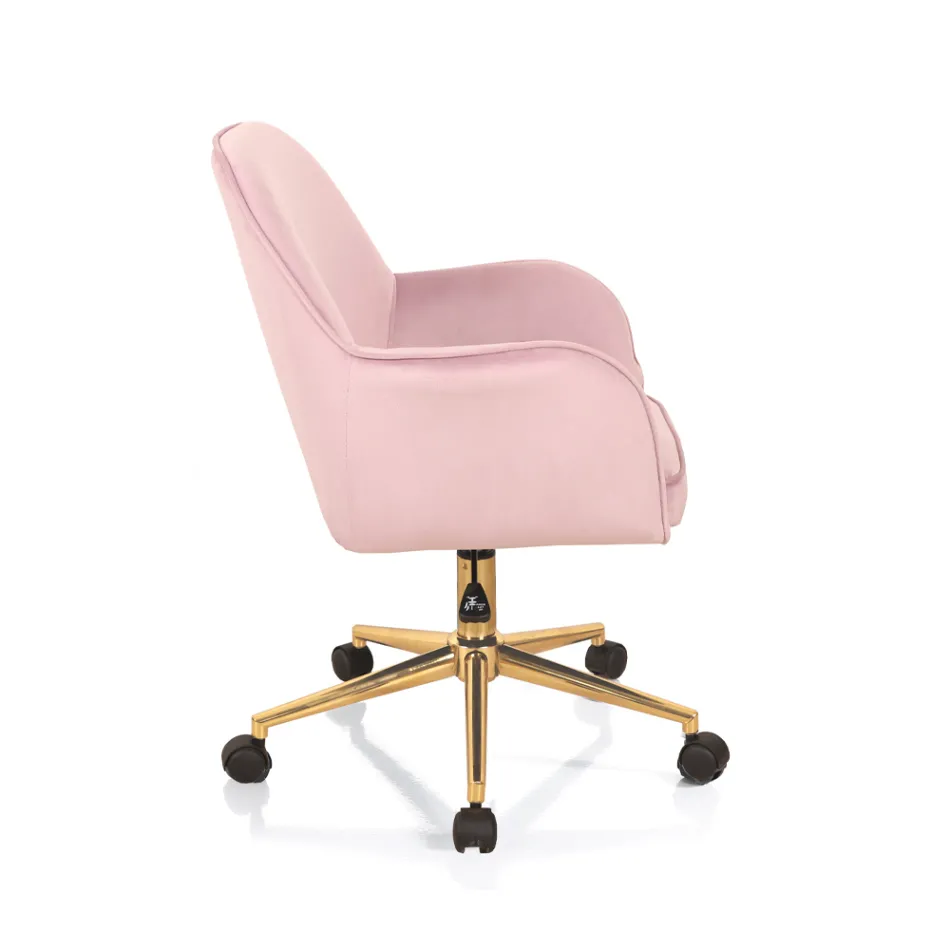 Kovová základna kancelářské židle a látkový sedák - Anguilla Viadurini