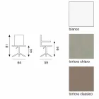 z bílého faux kožené křeslo Michelle Viadurini