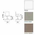 Kancelářská židle moderního designu Summer Viadurini