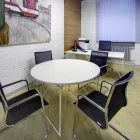 Ergonomická kancelářská židle na saně s područkami Made in Italy - Filanna Viadurini