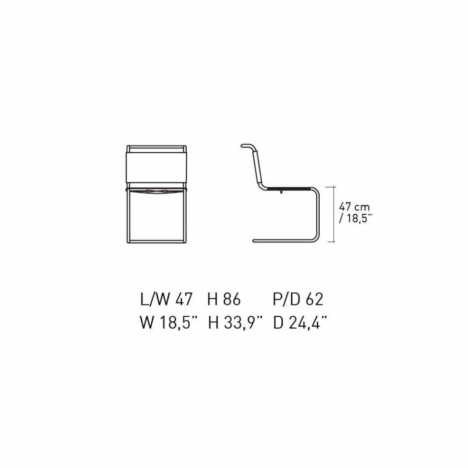 Kožená kancelářská židle s chromovanou ocelovou konstrukcí vyrobena v Itálii - Elite Viadurini