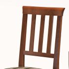 Dřevěná židle klasického designu a sedák z látky Made in Italy - Dorina Viadurini