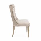 Klasická designová židle z látky a dubového dřeva 2 dílná Homemotion - Forla Viadurini