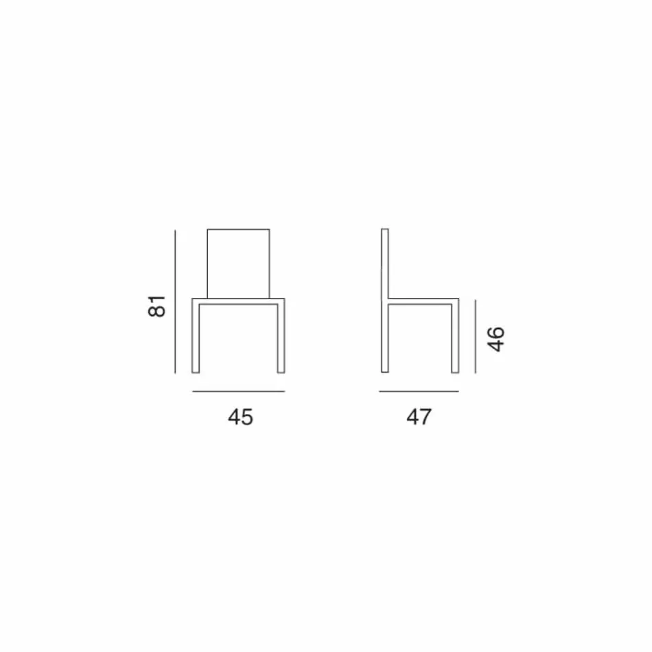 Klasická designová židle Monroe Viadurini