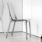 Moderní designová židle, kompletně z polykarbonátu - Gilda Viadurini