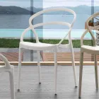 Moderní designová židle z polypropylenu vyrobená v Itálii Pavia Viadurini