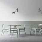 Vysoce kvalitní židle z masivního bukového dřeva Made in Italy, 2 kusy - Nora Viadurini