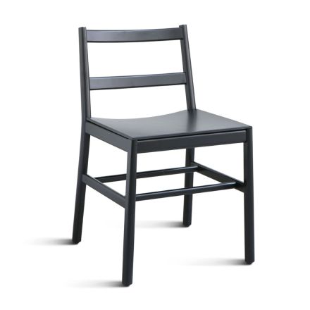 Vysoce kvalitní židle z masivního bukového dřeva Made in Italy, 2 kusy - Nora Viadurini