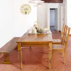 Klasická designová židle z masivního akátového dřeva Homemotion - Moritz Viadurini