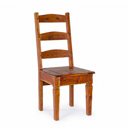 Klasická designová židle z masivního akátového dřeva Homemotion - Moritz Viadurini