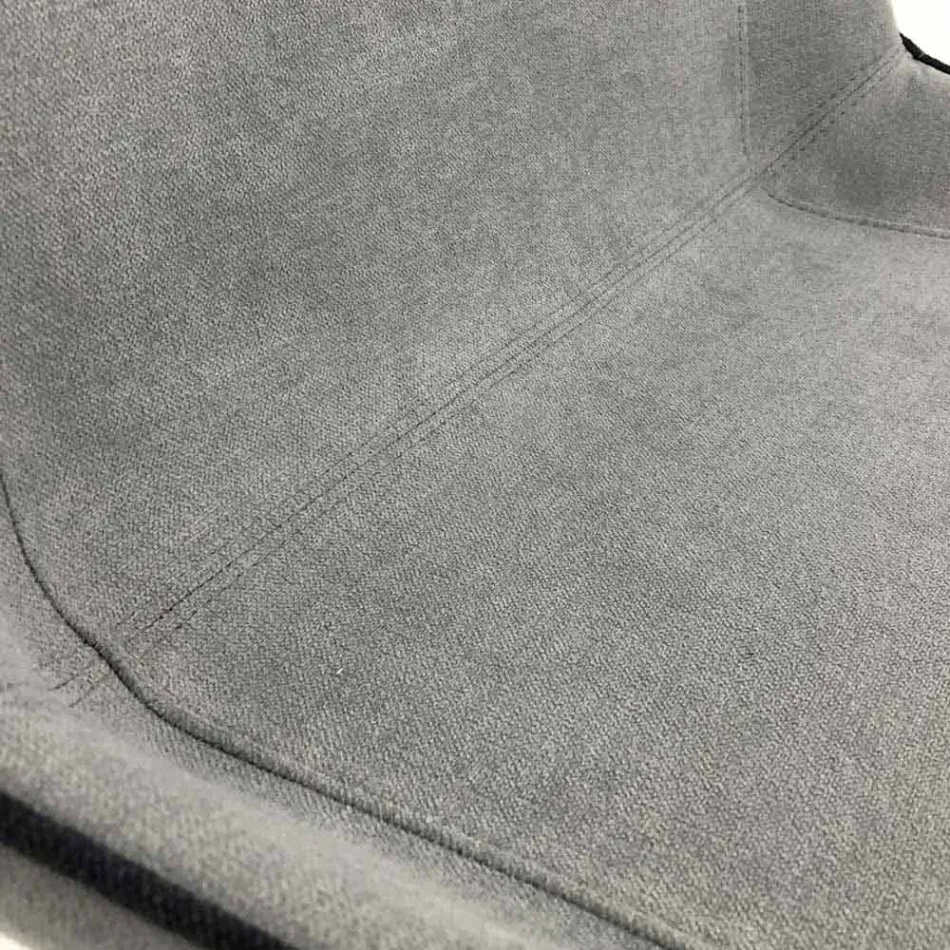 Designová židle z látky se čtvercovými nohami vyrobená v Itálii, 4 kusy - Oriella Viadurini