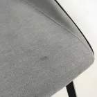 Designová židle z látky se čtvercovými nohami vyrobená v Itálii, 4 kusy - Oriella Viadurini