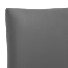 Elegantní moderní designová židle z barevné umělé kůže do obývacího pokoje - Grenger Viadurini