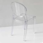 Moderní designová židle z polykarbonátu, ve 2 barvách - Dalila Viadurini