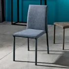 Designová látková jídelní židle vyrobená v Itálii, Conny Viadurini