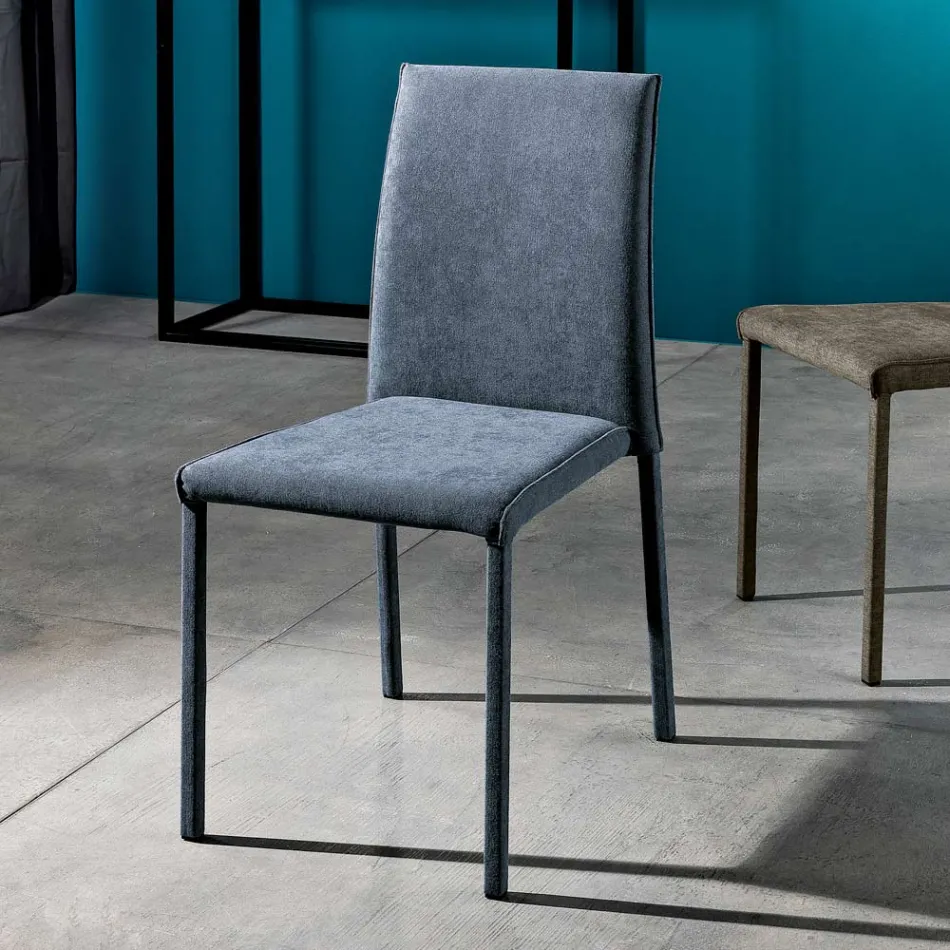 Designová látková jídelní židle vyrobená v Itálii, Conny Viadurini