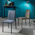 Designová látková jídelní židle vyrobená v Itálii, Conny Viadurini