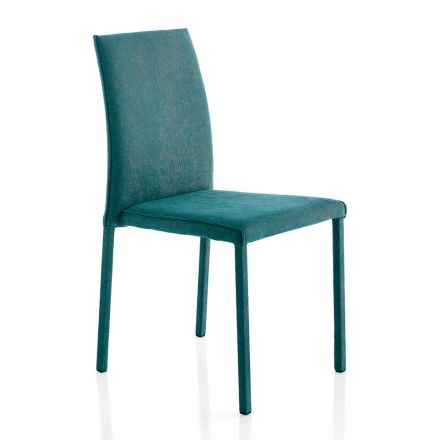 Designová židle pro jídelnu v látce vyrobené v Itálii, Conny Viadurini