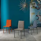 Designová látková jídelní židle vyrobená v Itálii, Conny Viadurini