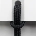 Luxusní židle s područkami z běleného buku a provazem Made in Italy - Nora Viadurini