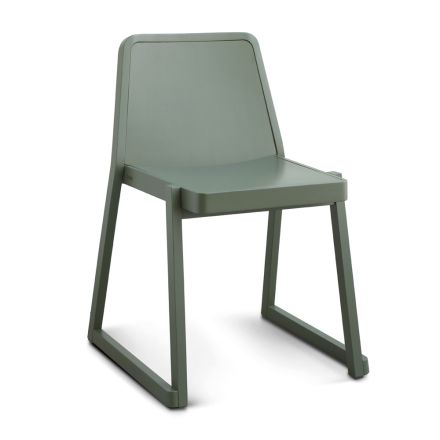 Kvalitní stohovatelná židle z bukového dřeva Made in Italy, 2 kusy - Lipsko Viadurini