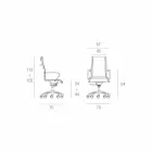 Designová židle vyrobená v Itálii v síti Agata Viadurini