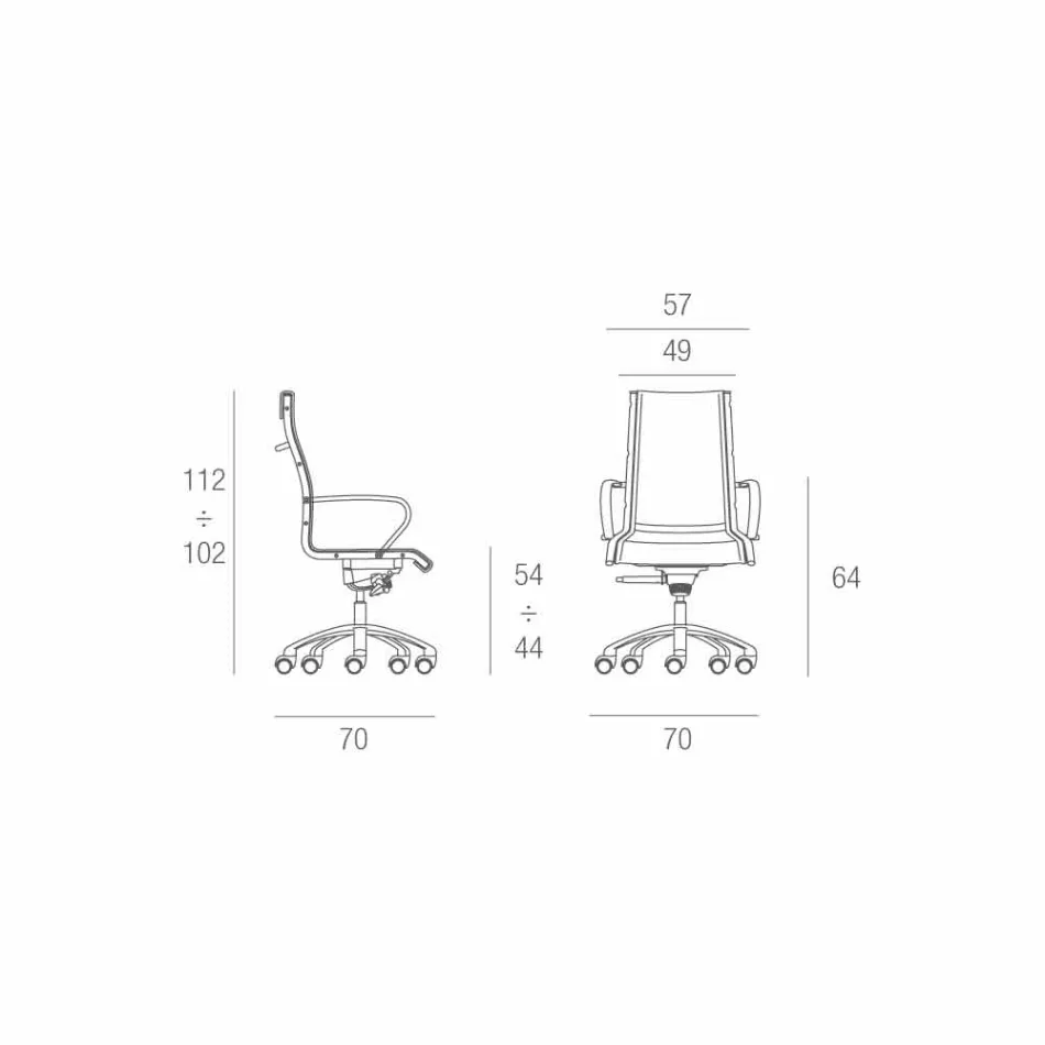 Designová židle vyrobená v Itálii v síti Agata Viadurini