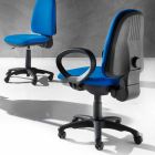 Ergonomická moderní otočná kancelářská židle z umělé kůže nebo textilie - Calogera Viadurini