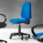 Ergonomická moderní otočná kancelářská židle z umělé kůže nebo textilie - Calogera Viadurini