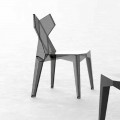Venkovní skládací designová židle z polykarbonátu, 4 kusy - Kimono od společnosti Vondom
