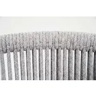 Stohovatelná venkovní židle s polstrovanými područkami H 73cm - Smart by Varaschin Viadurini