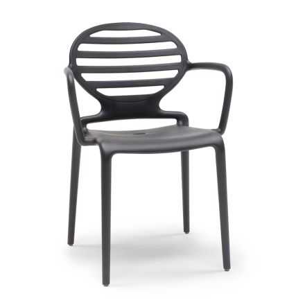 Stohovatelná zahradní židle z polypropylenu Made in Italy 4 kusy – Malina Viadurini
