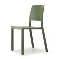 Stohovatelná zahradní židle z technopolymeru Made in Italy 6 kusů - Savesta