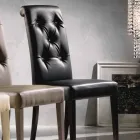 Čalouněné designové křeslo se zpracováním Capitonnè - Diana Viadurini