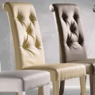 Čalouněné designové křeslo se zpracováním Capitonnè - Diana Viadurini