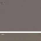 Polstrovaná ocelová židle a sedák z umělé kůže s bílým okrajem – Nirvana Viadurini