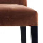 Židle z masivního židle Grilli Zarafa vyrobená v Itálii, 2 kusy Viadurini