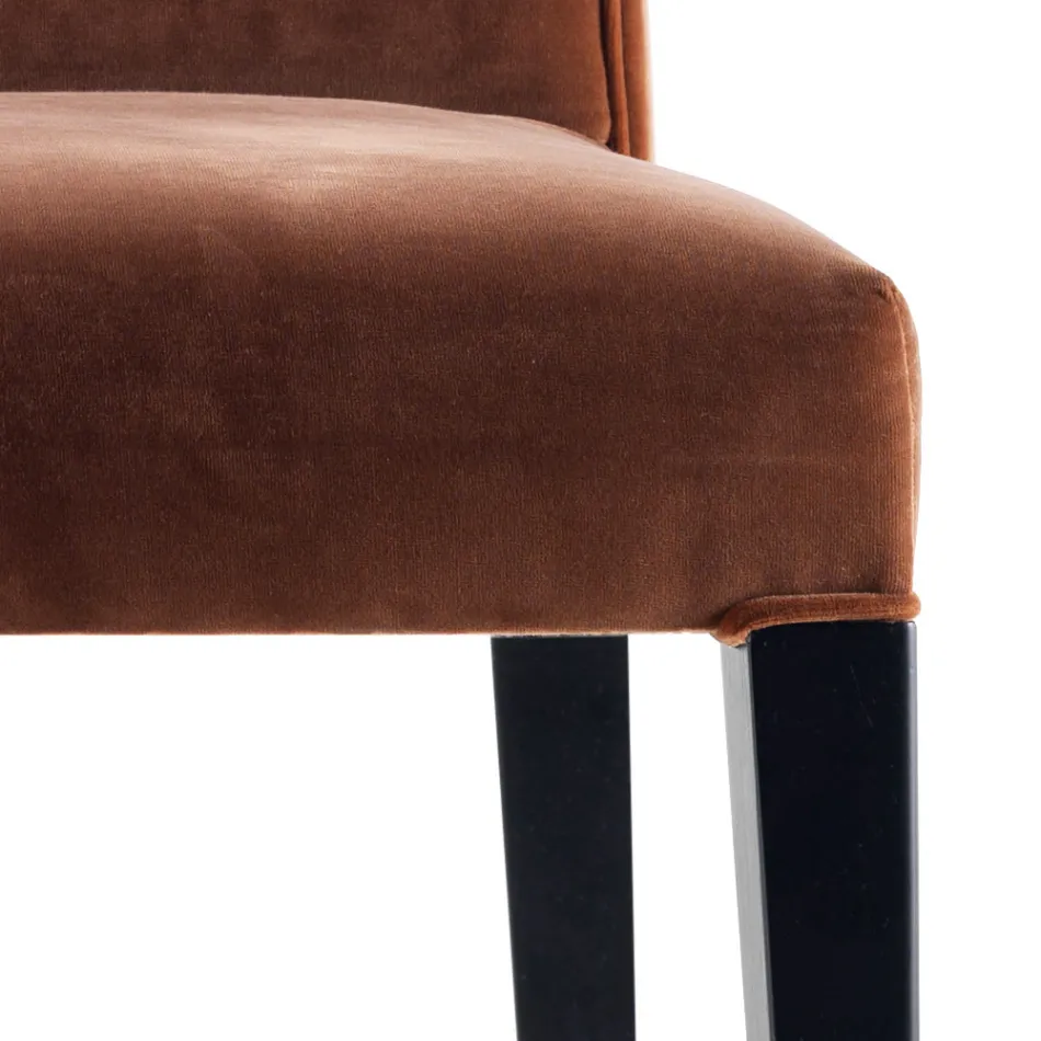 Židle z masivního židle Grilli Zarafa vyrobená v Itálii, 2 kusy Viadurini