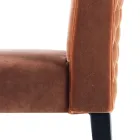 Židle z masivního židle Grilli Zarafa vyrobená v Itálii, 2 kusy Viadurini