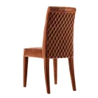 Židle z masivního židle Grilli Zarafa vyrobená v Itálii, 2 kusy Viadurini