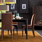 Židle z masivního židle Grilli Zarafa vyrobená v Itálii, 2 kusy Viadurini