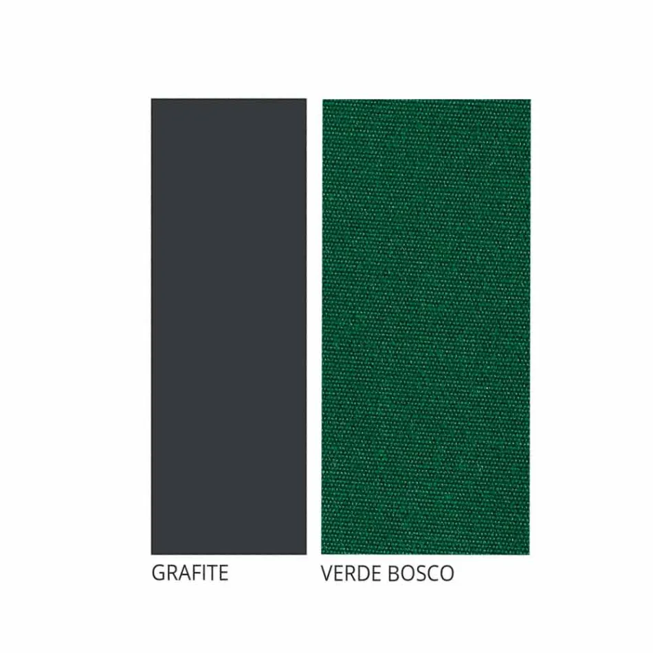 Stohovatelná venkovní železná židle s polštářem Made in Italy 2 Pieces - Allegra Viadurini