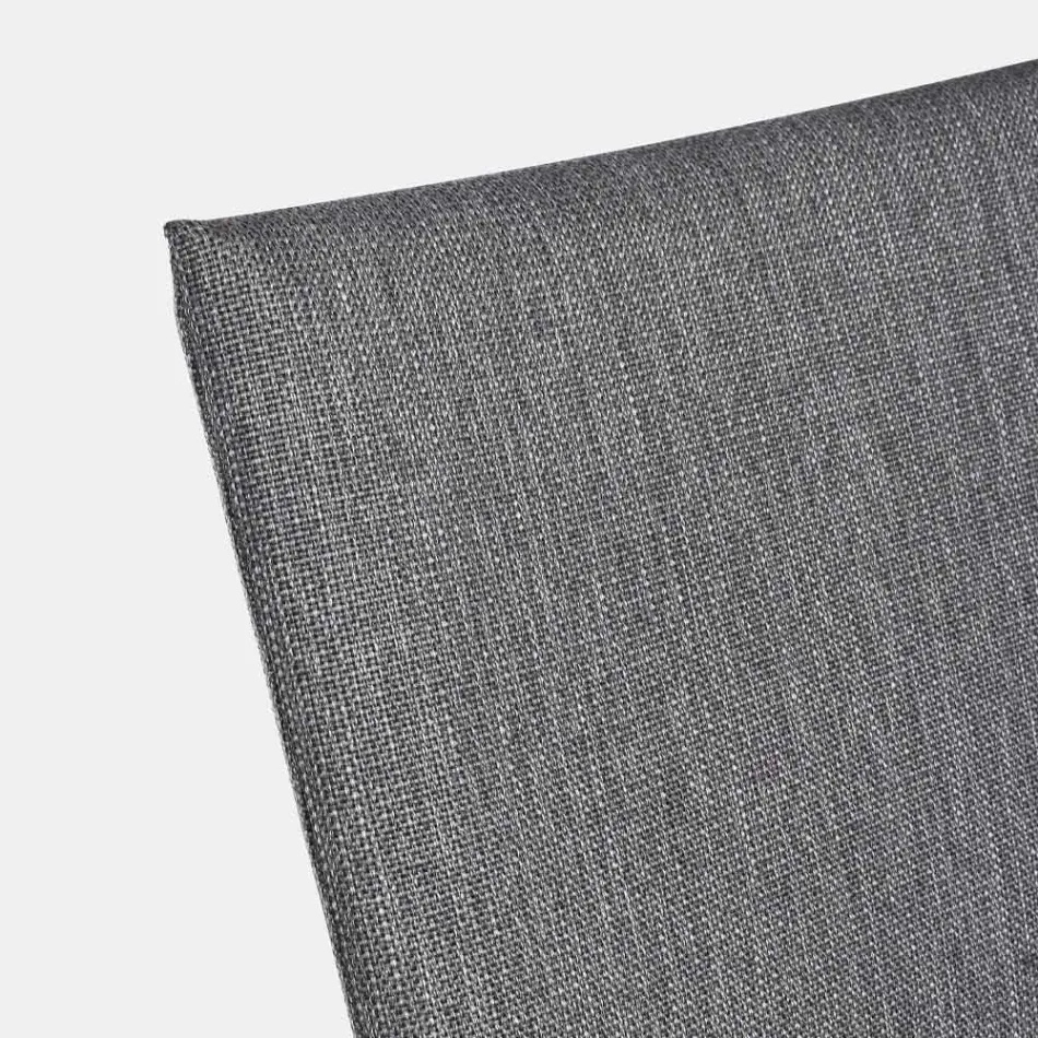 Stohovatelná venkovní židle z látky a lakovaného hliníku, 4 kusy - Assia Viadurini