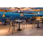 Stohovatelná venkovní kovová židle vyrobená v Itálii, 4 kusy - Verna Viadurini