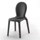 Stohovatelná židle z barevného polyetylenu Made in Italy, 2 kusy - Jamala Viadurini